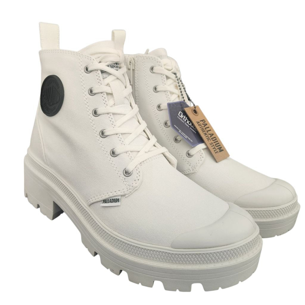 Palladium High Top Sneakers Size 9 Women's Pallabase Twill Star White New